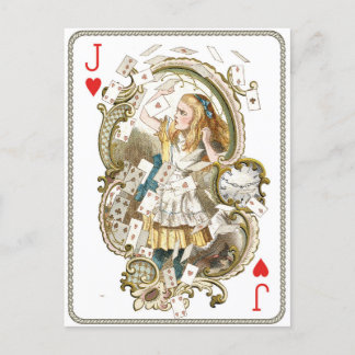 Cartão postal Vintage Alice no País das Maravilhas