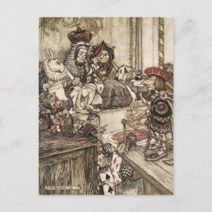 Cartão postal Vintage Alice no País das Maravilhas