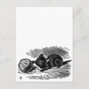 Cartão Postal Vintage Alice no País das Maravilhas