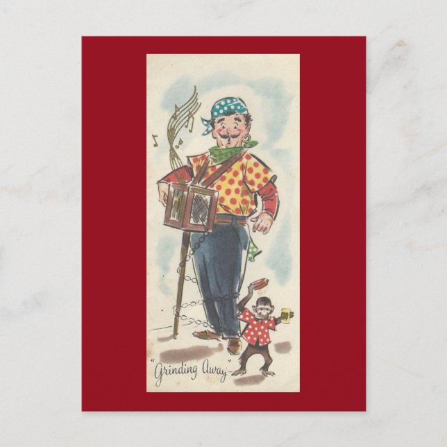 Cartão Postal Vintage All Occasion Card (Frente)