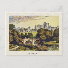 Cartão Postal Vintage Alnwick Castle Northumberland