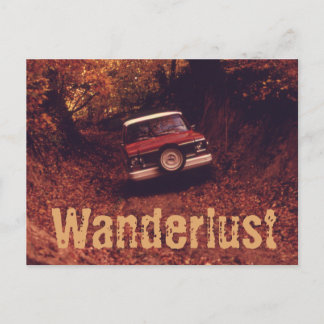 Cartão Postal Vintage Americana Wanderlust