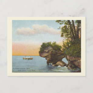 Cartão Postal Vintage Apostle Islands, Wisconsin