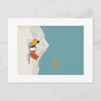 Cartão Postal Vintage Après-Ski Chill