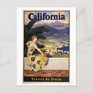 Cartão postal Vintage Art Deco California Viagem