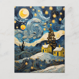 Cartão Postal Vintage Art inspirado em Van Gogh