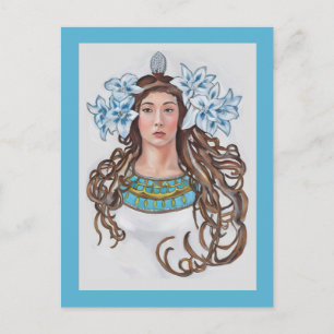 Cartão Postal Vintage Art Nouveau La Princesse Lointaine