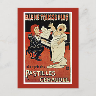 Cartão postal Vintage: Art Nouveau - Pastilles Ge