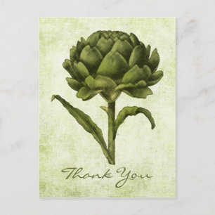 Cartão postal Vintage Artichoke