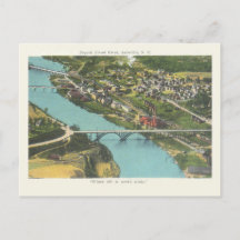 Vintage Asheville North Carolina French Broad Rive