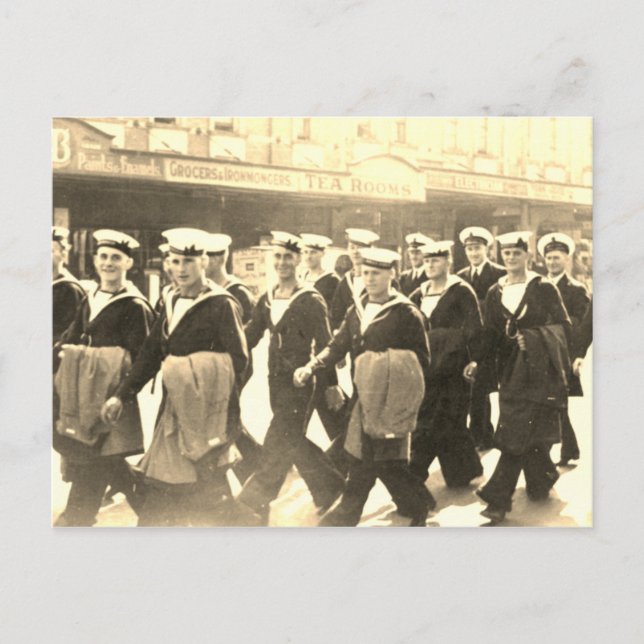 Cartão Postal Vintage Aussie Sailors (Frente)