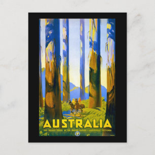 Cartão Postal Vintage Austrália Marysville Victoria