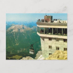 Cartão Postal Vintage Áustria, Zugspitz