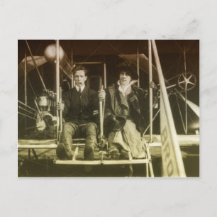 Cartão Postal Vintage Aviation