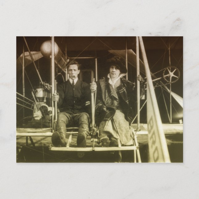 Cartão Postal Vintage Aviation (Frente)