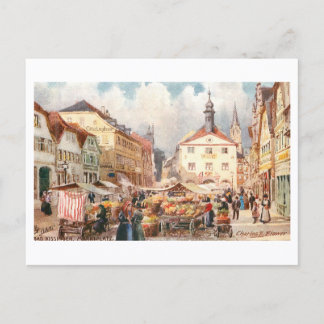 Cartão Postal Vintage Bad Kissingen Marketplace