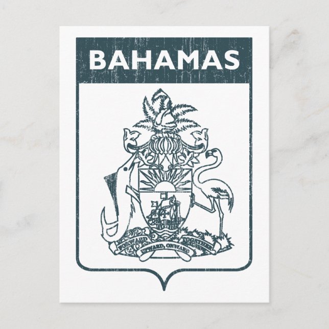 Cartão Postal Vintage Bahamas (Frente)