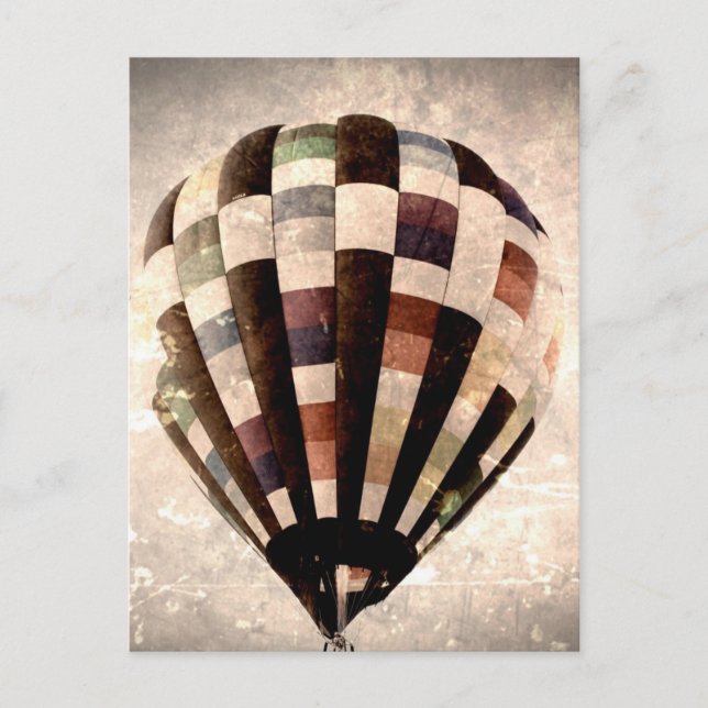 Cartão postal Vintage Balloon (Frente)