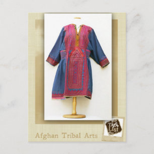Cartão Postal Vintage Baluchi Dress