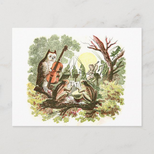 Cartão Postal Vintage Banda (Frente)