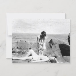 Cartão postal Vintage Beach