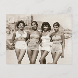 Cartão Postal Vintage Beach Beauties