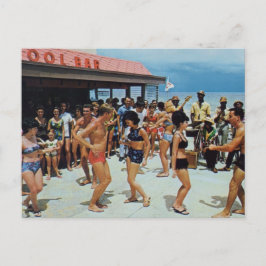 Cartão Postal Vintage Beach Party