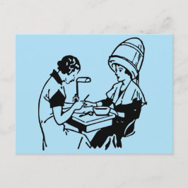 Cartão Postal Vintage Beauty Parlor de 1937