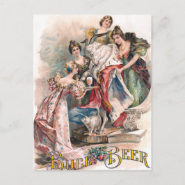 Cartão Postal Vintage Beer Advertisement Poster