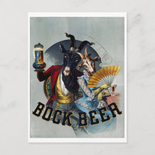 Cartão Postal Vintage Beer poster