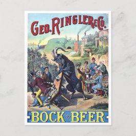 Cartão Postal Vintage Beer poster