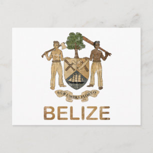 Cartão Postal Vintage Belize