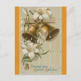 Cartão Postal Vintage Bells and Lilies