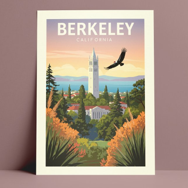 Cartão Postal Vintage Berkeley California (Criador carregado)