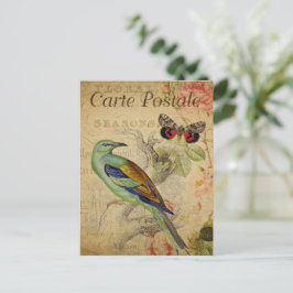 Cartão postal Vintage Bird | Inspirado na Natureza