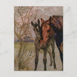 Cartão Postal Vintage Black Beaucavalo "Minha Mãe e eu"