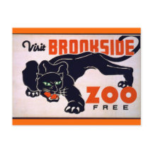 Cartão postal Vintage Black Panther