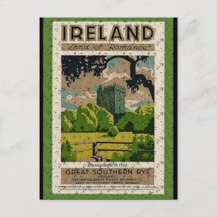 Cartão Postal Vintage Blarney Castle