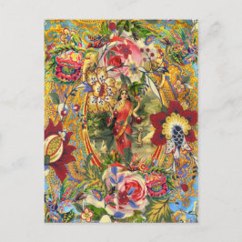 Cartão Postal Vintage Bohemian Goddese