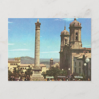 Cartão Postal Vintage Bolívia, Polosi, Coluna Catedral