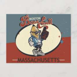 Cartão Postal Vintage Boston, Massachusetts Baseball