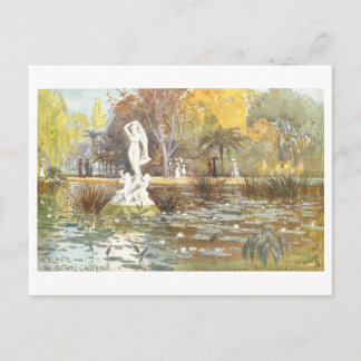 Cartão Postal Vintage Botanic Gardens, Adelaide, Australia