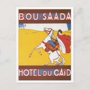 Cartão Postal Vintage Bou Saada Argélia