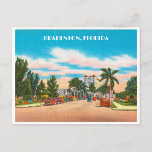 Cartão Postal Vintage Bradenton, Florida