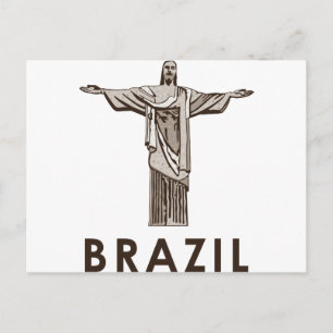 Cartão Postal Vintage Brasil
