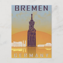 vintage bremen Brême Alemanha Viagem allemagne