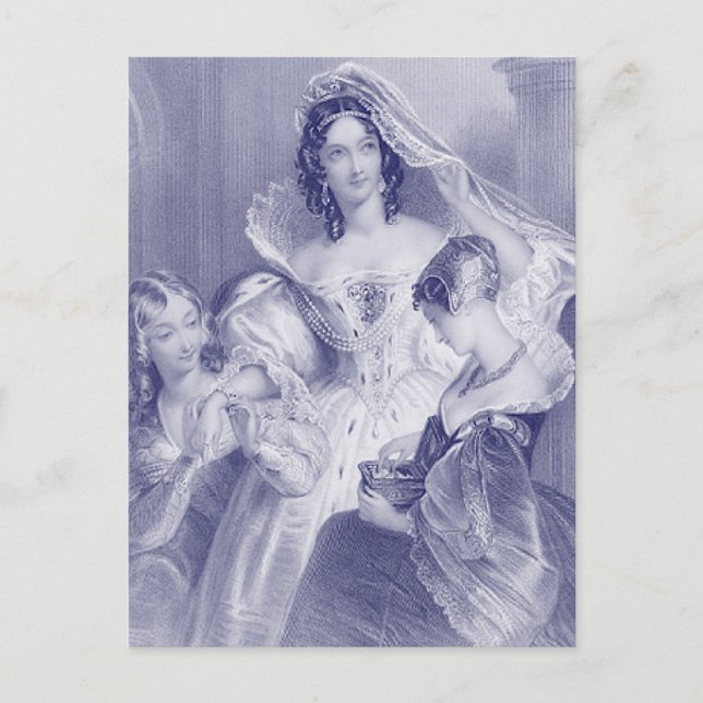 Cartão Postal Vintage Bride (Frente)