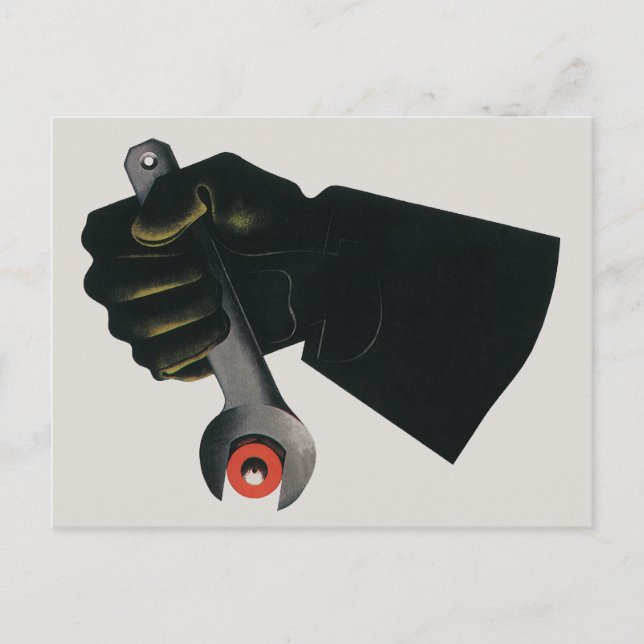 Cartão Postal Vintage Business, Fabricante (Frente)