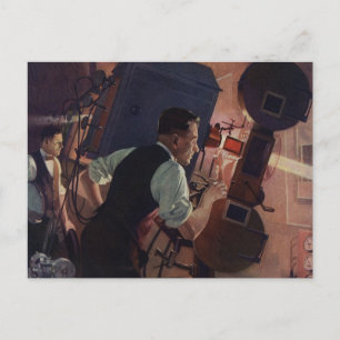 Cartão Postal Vintage Business, Projetista de Cinema