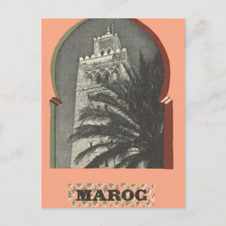 Cartão Postal Vintage C4marraquexe, Maroc,